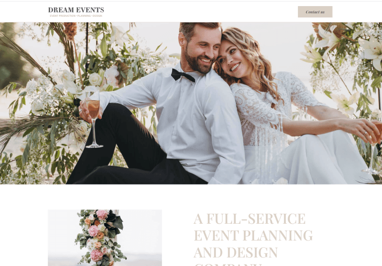 Site Builder - Wedding